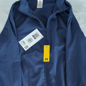 Blue Zip-Up Jacket